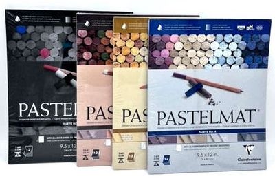 Papier pastel premium Pastelmat (12 feuilles) 9.5"x12"