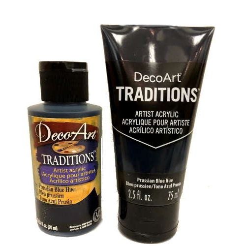 Peinture acrylique 3oz ou 2.5 oz tube Tradition