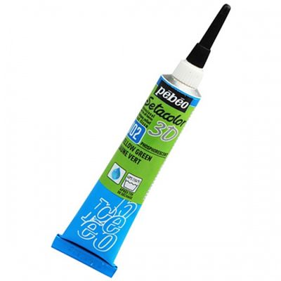 Peinture sur tissu Setacolor 3D Phosphorescent 20ml Pébéo
