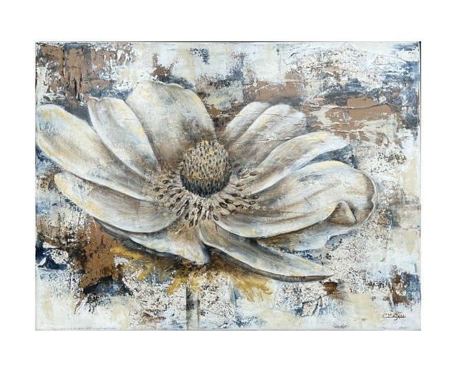 Tableau Poésie florale (cadre inclus)