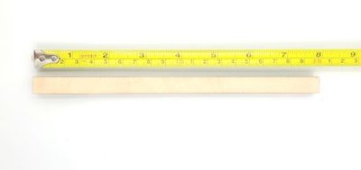 Rectangle en bois 1/2"x8"x3/8