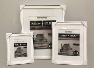 Cadre photo galerie - Blanc