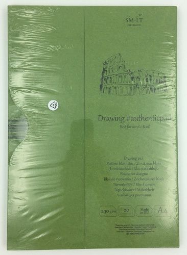 Drawing #authenticbook Acrylic 290gsm, Size: A4 Relié