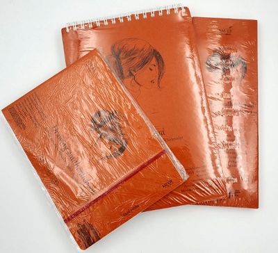 Cahier à dessin #authenticbook Mixed media