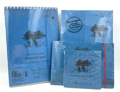 Cahier pour aquarelle #authenticbook 280g