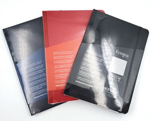 Stitched dotted notebook A5 Ecoqua Plus Fabriano