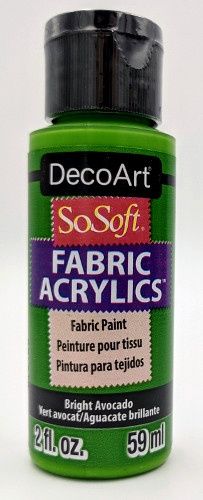 Fabric paint 2oz Sosoft, Color: Avocat vif DSS99
