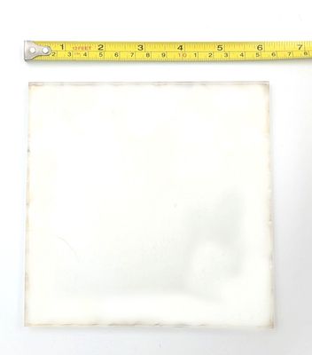 Carré de 6"x1/4" en plexiglass clair