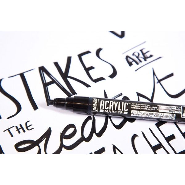 Crayon 4mm biseauté Acrylic Marker (Deco Marker) Pébéo