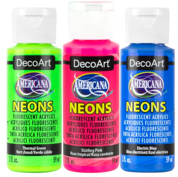 Acrylic paint 2oz Neons Americana