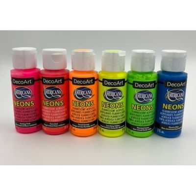 Peinture acrylique 2oz Neons Americana