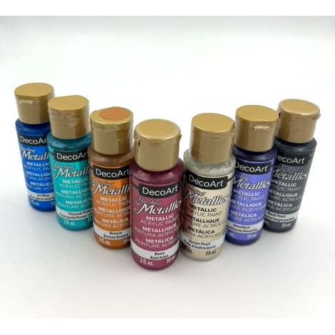 Acrylic paint 2oz Dazzling Metallics Americana DecoArt