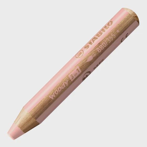 Crayon de couleur multi-talents STABILO woody 3 in 1, Couleur: Abricot 355