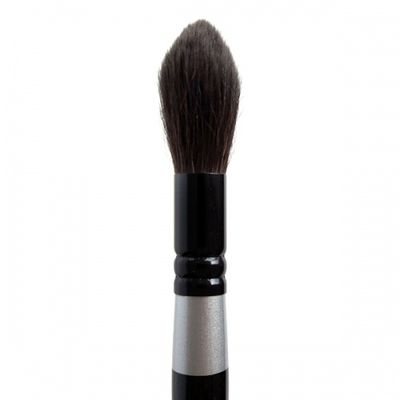 Black Velvet Jumbo round 3025S Silver Brush