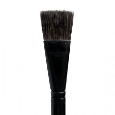 Black Velvet Flat 3008S Silver Brush