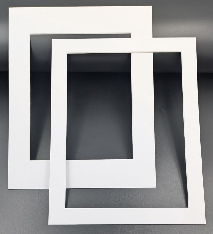 Pre-cut mat board White