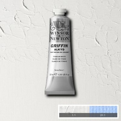 Peinture à l'huile Blanc titane Griffin Alkyd Winsor & Newton 37ml