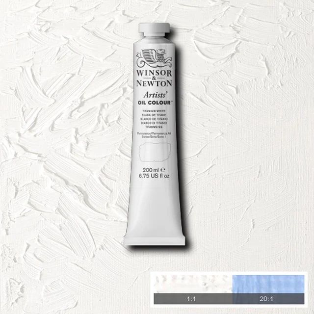 Couleur Huile Artiste tube 200ml Blanc de titane Winsor & Newton