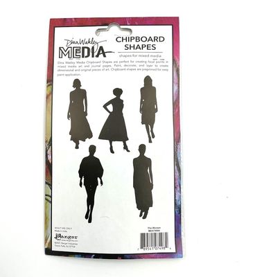 Chipboard Shapes - Women Ranger (5)