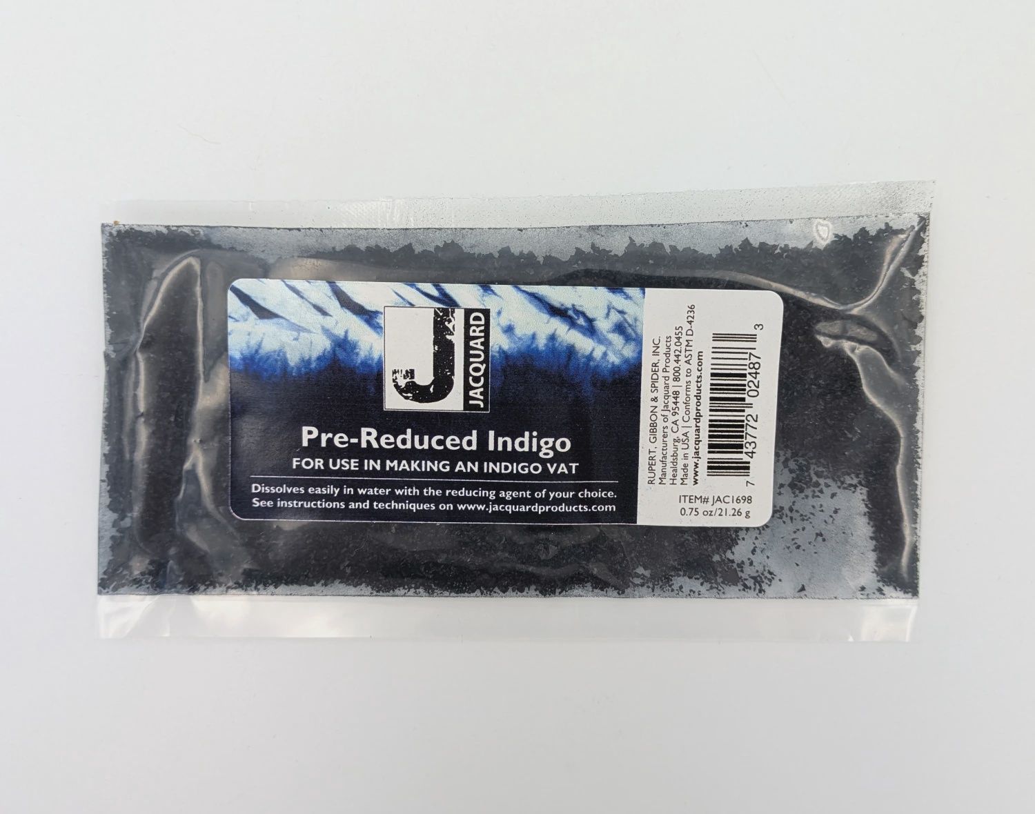 Teinture indigo pré-réduit - Jacquard, Format: 0.75oz / 21.26g