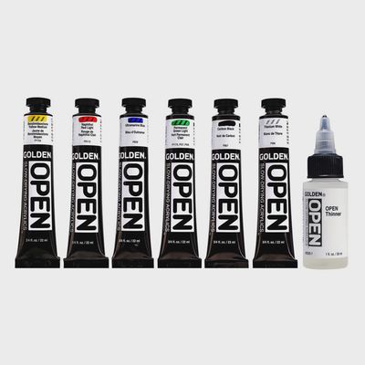 Open acrylic mixing set-modern
