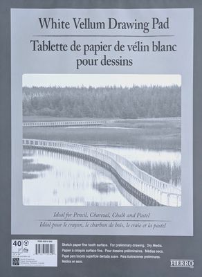 Tablette de papier blanc 18"x24" pour dessin NAPP