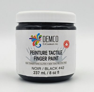 Peinture tactile - 8 oz Noir
