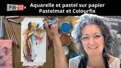 Papier pastel rugueux - Blanc - 12 feuilles 9x12 Art Spectrum Colourfix