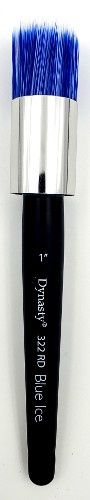 322RD Round Blue Ice Wax & Chalk Dynasty, Size: 1"