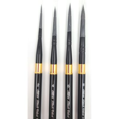 Black Velvet rond pour voyage Silver Brush Black Velvet rond pour voyage Silver Brush