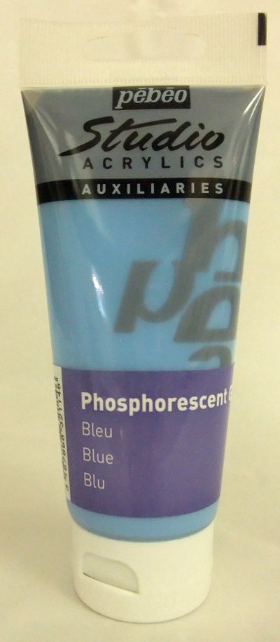 Gel Phosphorescent 100ml Pébéo, Color: Bleu