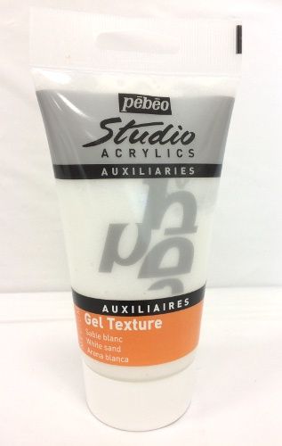 Gel texture sand 130ml Pebeo, Color: Blanc