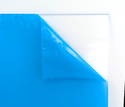 Clear plexyglass 7"x7" C1TD0707