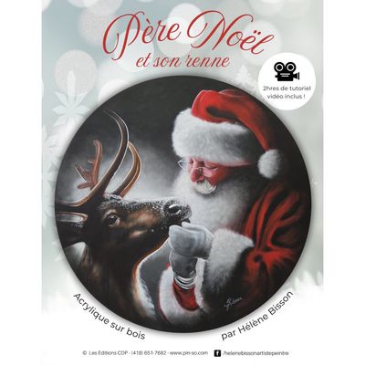 Père Noël et son renne-HB (Fichier PDF Français)