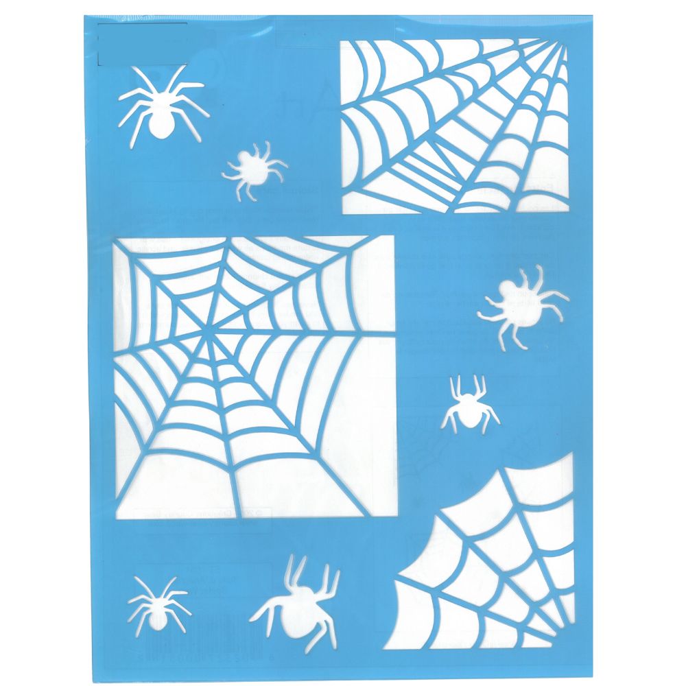 Pochoir - Toile d'araignée (Gabarit) ST-048