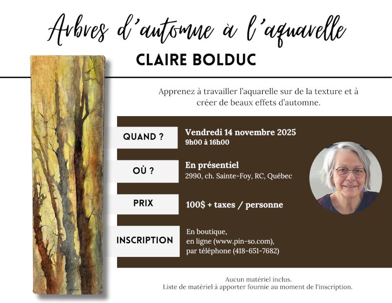 2025-11-14 Arbres d'automne à l'aquarelle - Claire Bolduc 2025-11-14 Arbres d'automne à l'aquarelle - Claire Bolduc