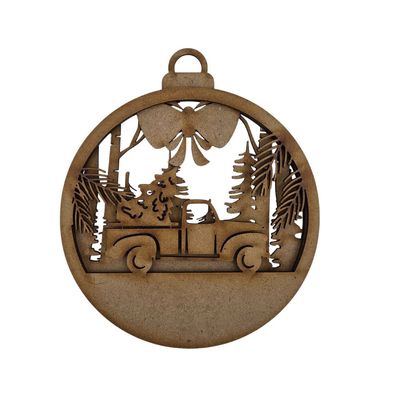 Boule 3D Camion environ 5.5"