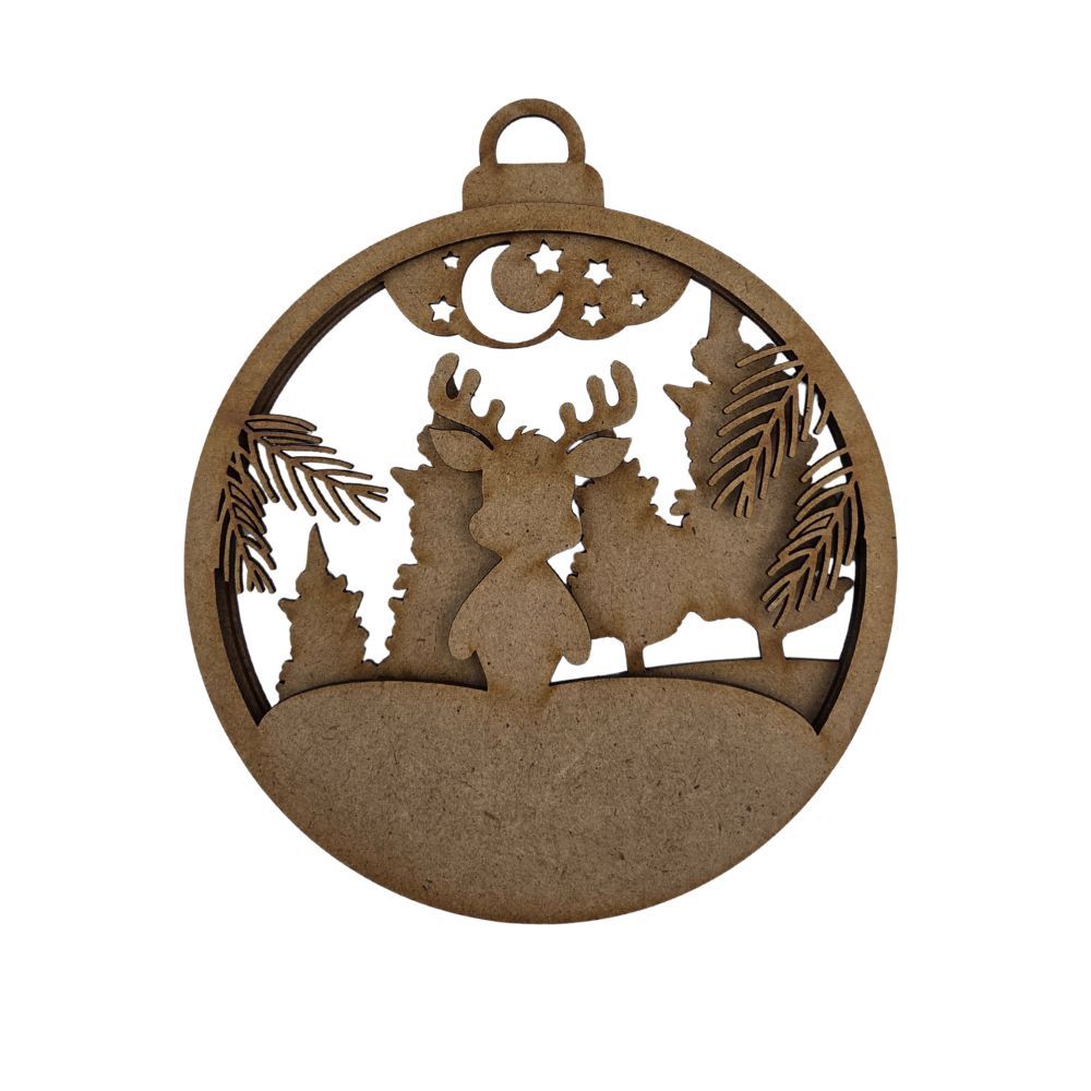 Boule 3D - Renne environ 5.5"