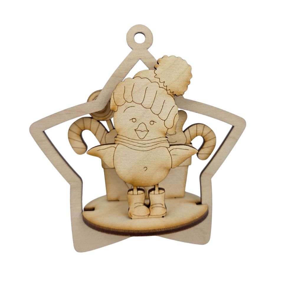 Ornement Tweete 3D 4.5"x2"