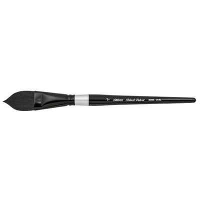 Black Velvet Oval 3009S Silver Brush Black Velvet Oval 3009S Silver Brush