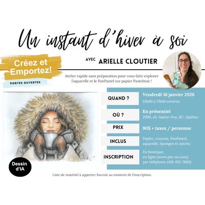 2026-01-16 Créez et Emportez ! - Un instant d'hiver à soi - Arielle Cloutier