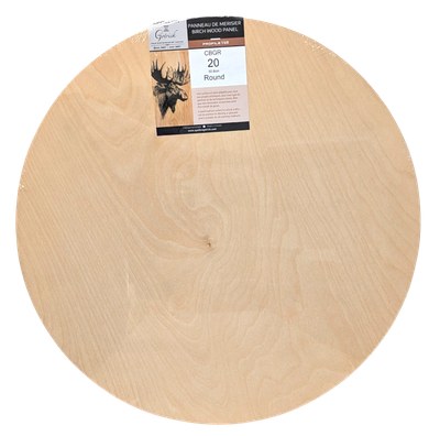 Panneau bois rond galerie 20"
