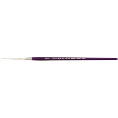 Silver Silk 88 Monogram Short Handle Silver Brush