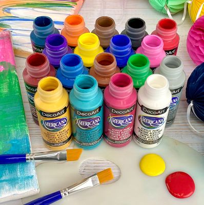 Acrylic paint 2oz Americana DecoArt more than 200 colours