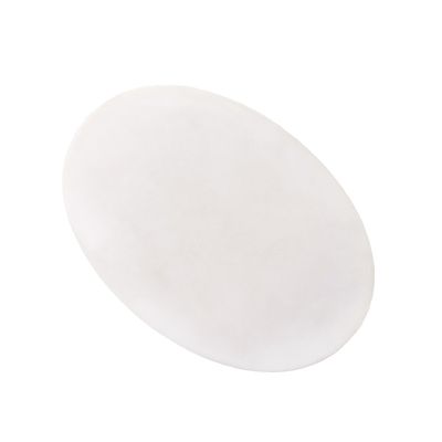 Eraser: Pebble - thin, round plastic - white Pacific arc Eraser: Pebble - thin, round plastic - white Pacific arc