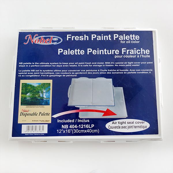 Palette + tablette jetable 12x16 Nobel