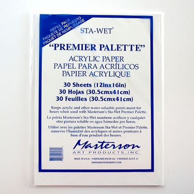 Remplacement de papier palette humide 12 Remplacement de papier palette humide 12"x16" Sta-Wet