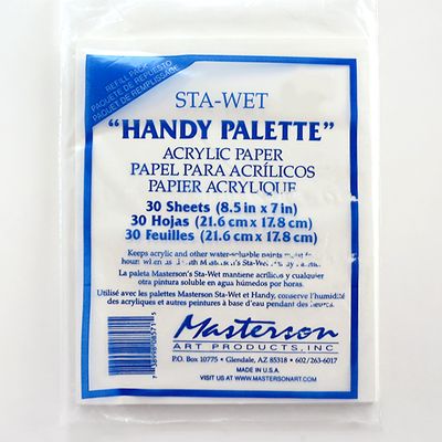 Remplacement de papier palette 8.5X7 Sta-Wet Remplacement de papier palette 8.5X7 Sta-Wet