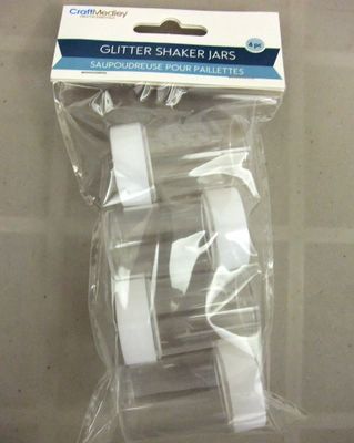 Glitter shaker jars (4) Craft Medley