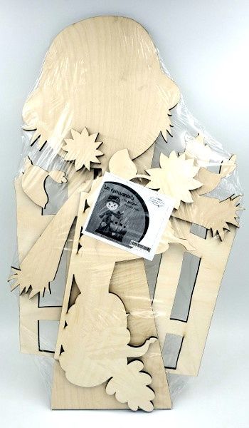Les épouvantails (boy) wood pieces